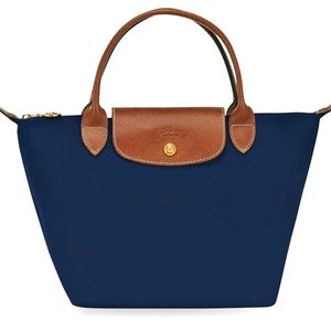 Longchamp Small Le Pliage Tote in Navy